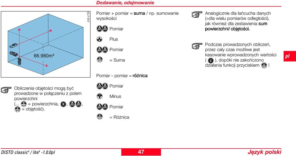 powierzchni/ objętości.