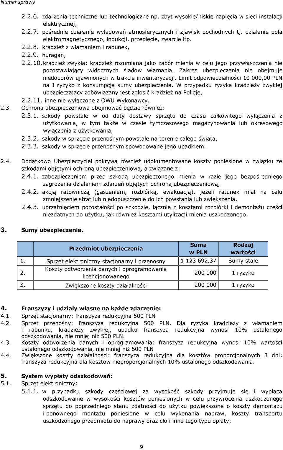 kradzież zwykła: kradzież rozumiana jako zabór mienia w celu jego przywłaszczenia nie pozostawiający widocznych śladów włamania.