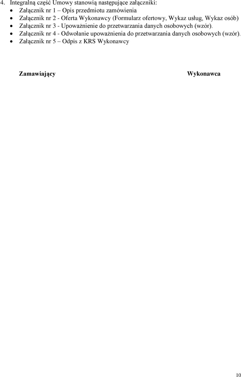 Załącznik nr 3 - Upoważnienie do przetwarzania danych osobowych (wzór).