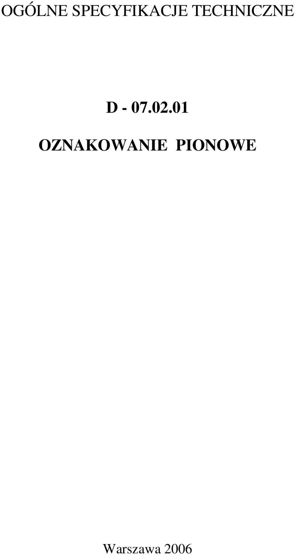 02.01 OZNAKOWANIE