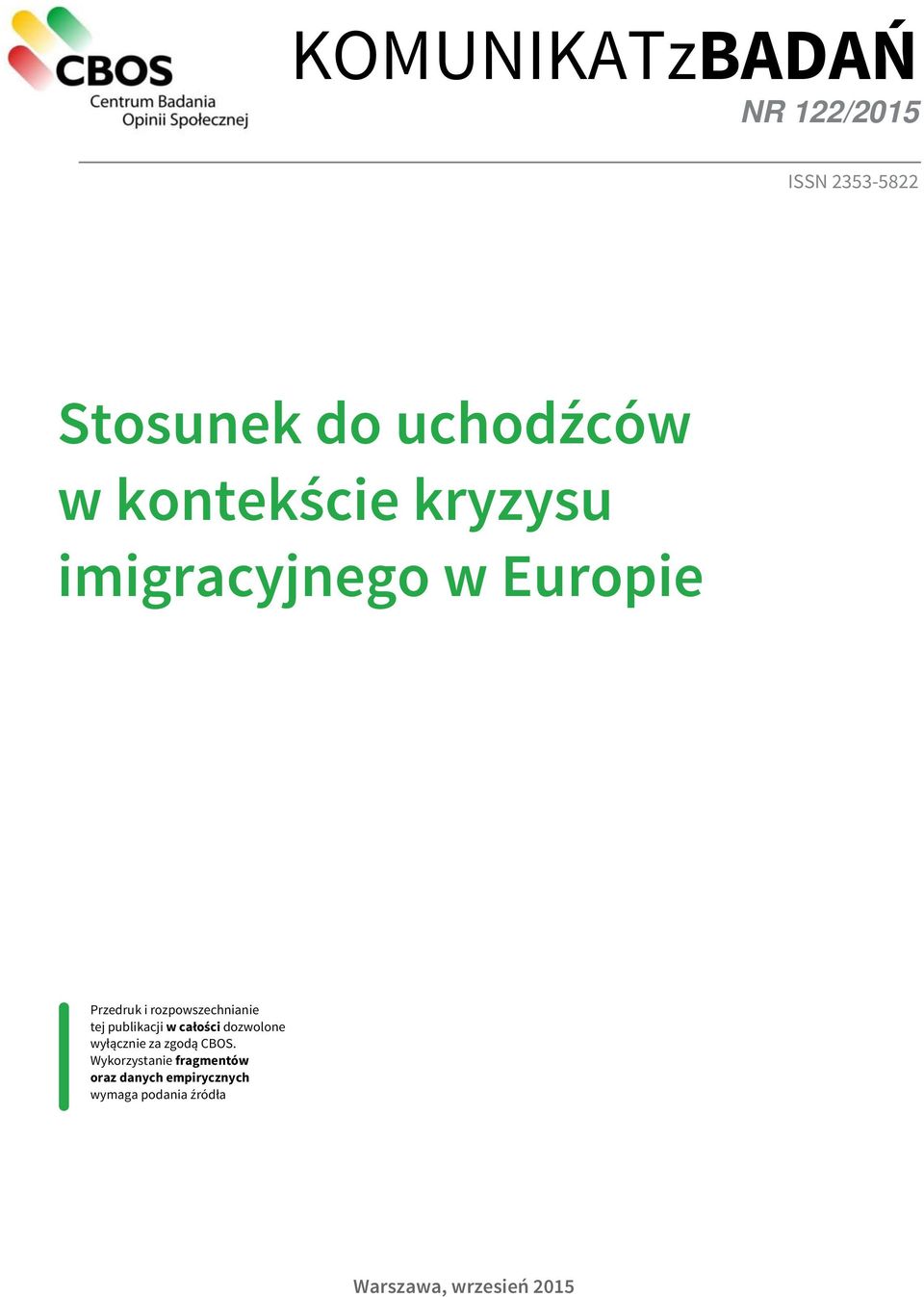 tej publikacji w całości dozwolone wyłącznie za zgodą.