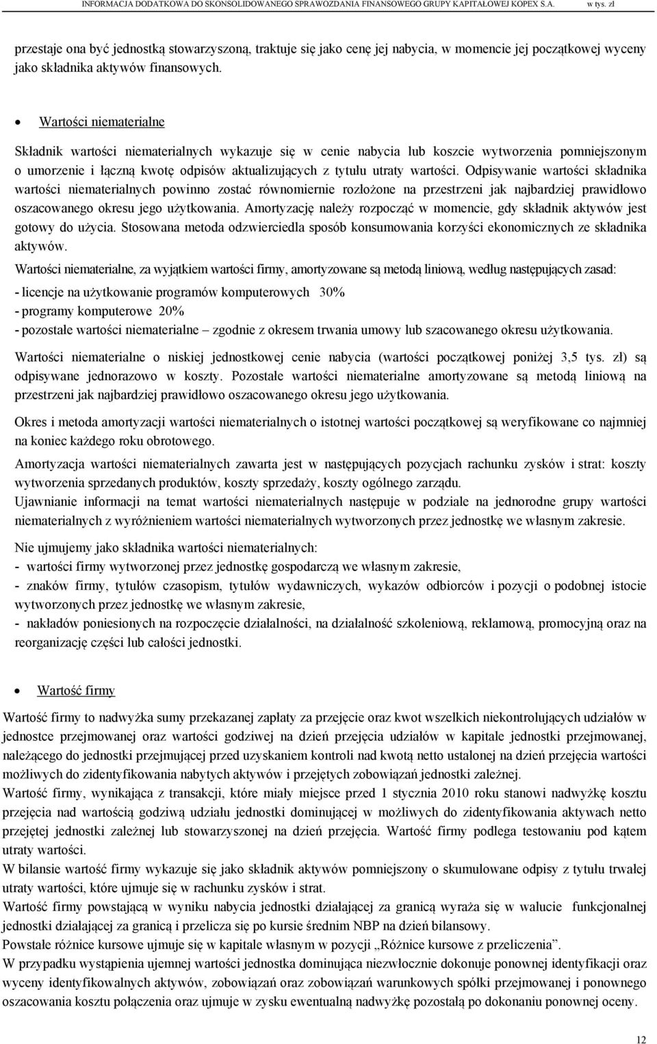 Odpisywanie wartości składnika wartości niematerialnych powinno zostać równomiernie rozłożone na przestrzeni jak najbardziej prawidłowo oszacowanego okresu jego użytkowania.