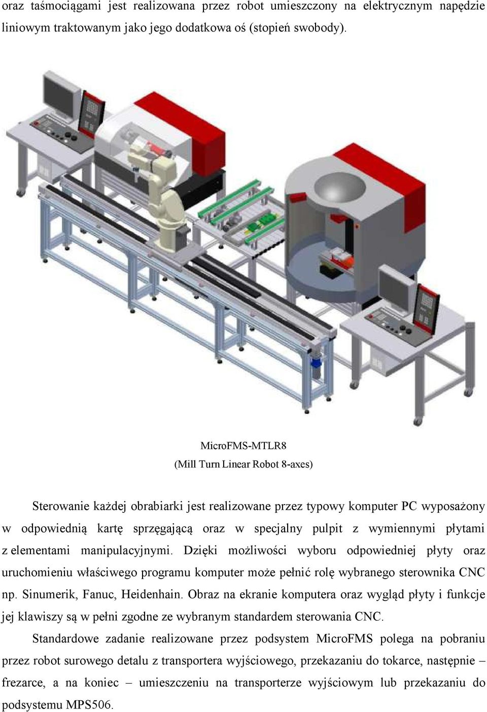 płytami z elementami manipulacyjnymi. Dzięki możliwości wyboru odpowiedniej płyty oraz uruchomieniu właściwego programu komputer może pełnić rolę wybranego sterownika CNC np.