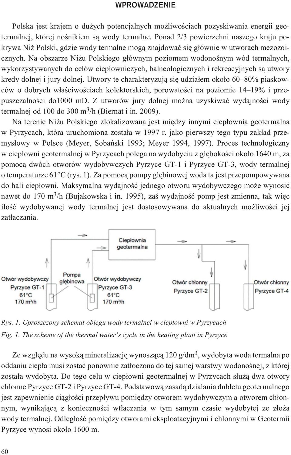 Na obszarze Ni u Polskiego g³ównym poziomem wodonoœnym wód termalnych, wykorzystywanych do celów ciep³owniczych, balneologicznych i rekreacyjnych s¹ utwory kredy dolnej i jury dolnej.