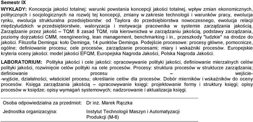 motywacja pracownika w systemie zarządzania jakością.