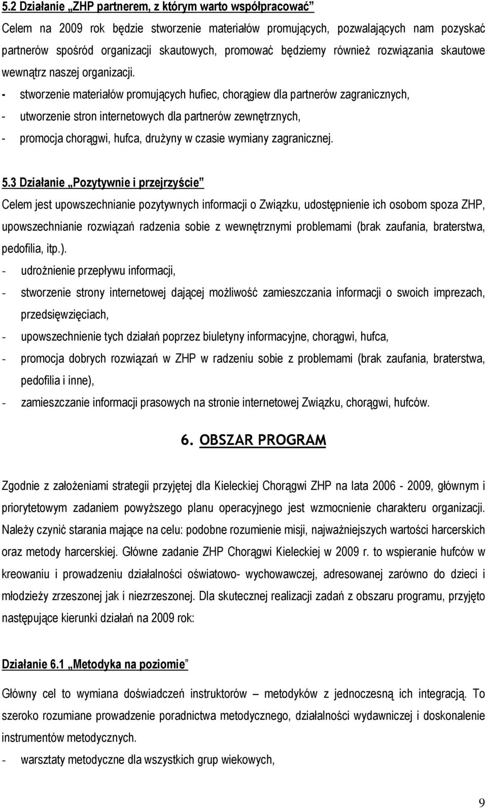 - stworzenie materiałów promujących hufiec, chorągiew dla partnerów zagranicznych, - utworzenie stron internetowych dla partnerów zewnętrznych, - promocja chorągwi, hufca, drużyny w czasie wymiany