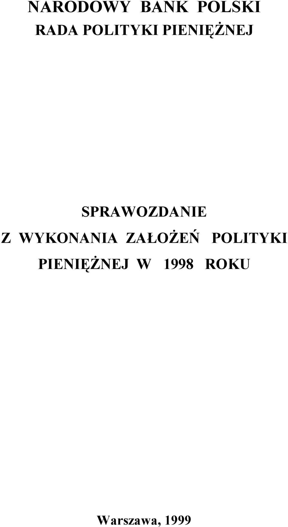 SPRAWOZDANIE Z WYKONANIA