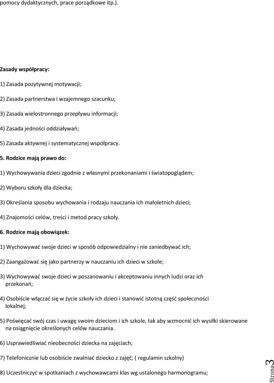 systematycznej współpracy. 5.