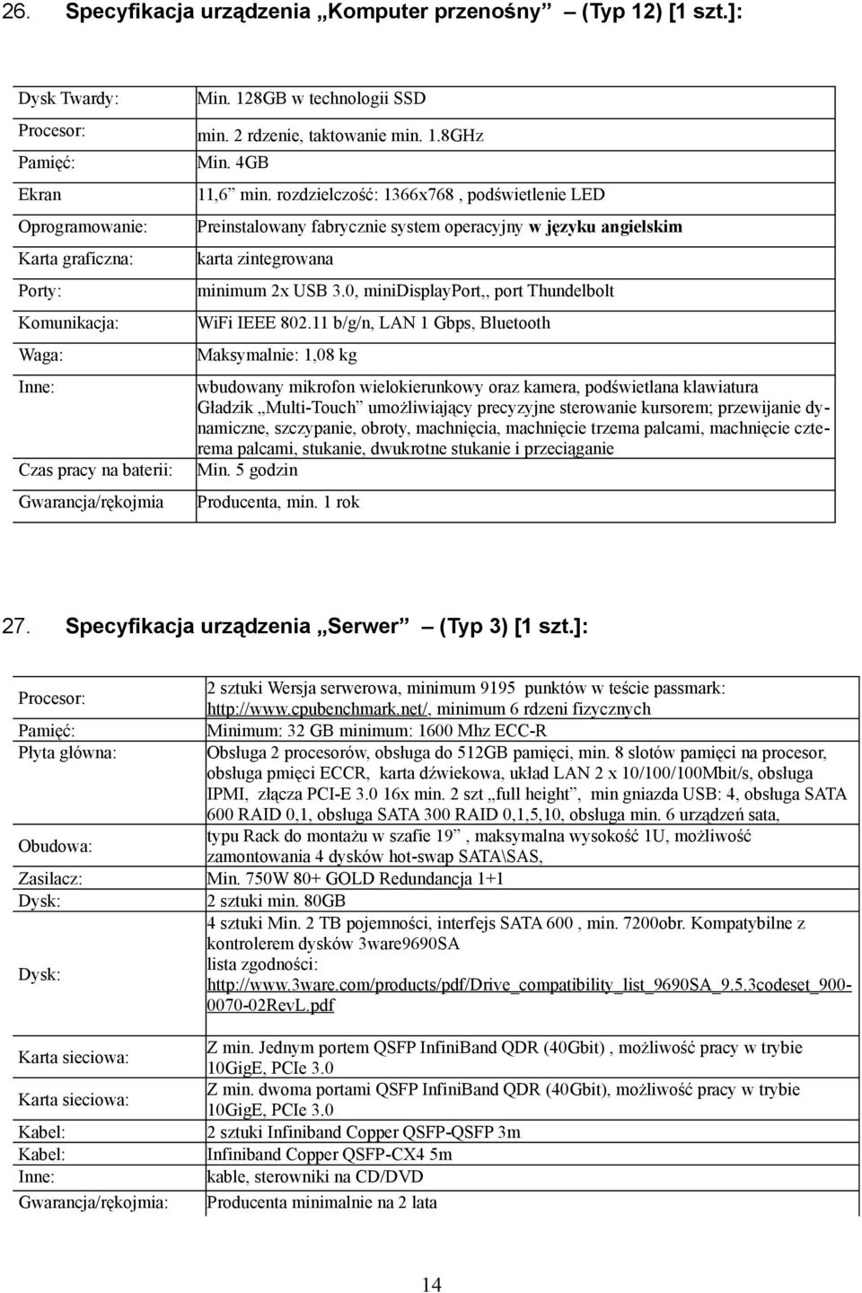 11 b/g/n, LAN 1 Gbps, Bluetooth Maksymalnie: 1,08 kg wbudowany mikrofon wielokierunkowy oraz kamera, podświetlana klawiatura Gładzik Multi-Touch umożliwiający precyzyjne sterowanie kursorem;