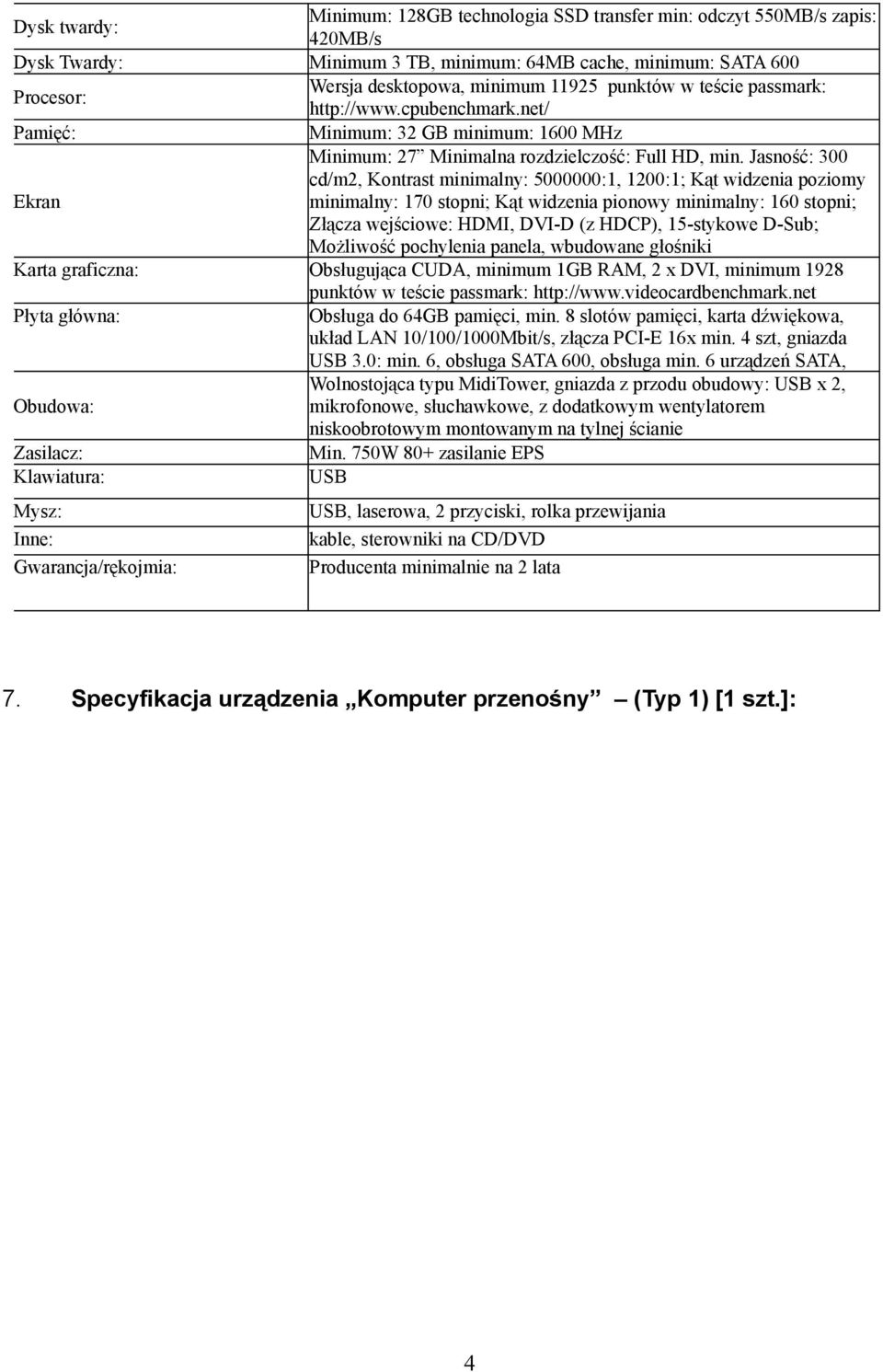 Jasność: 300 cd/m2, Kontrast minimalny: 5000000:1, 1200:1; Kąt widzenia poziomy minimalny: 170 stopni; Kąt widzenia pionowy minimalny: 160 stopni; Złącza wejściowe: HDMI, DVI-D (z HDCP), 15-stykowe