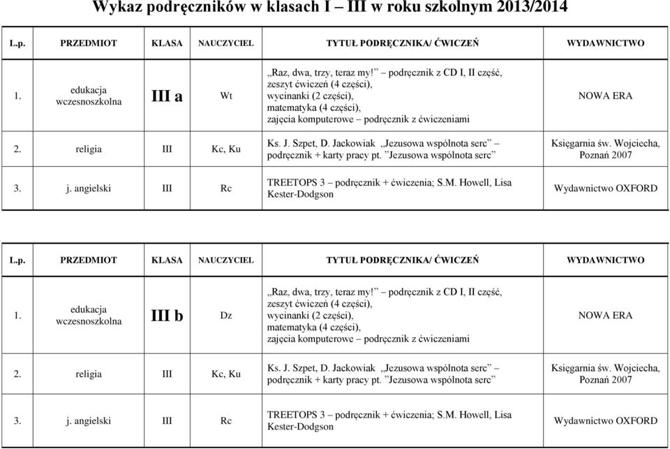 podręcznik z CD I, II