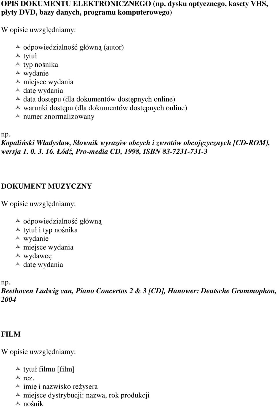 obcojęzycznych [CD-ROM], wersja 1. 0. 3. 16.