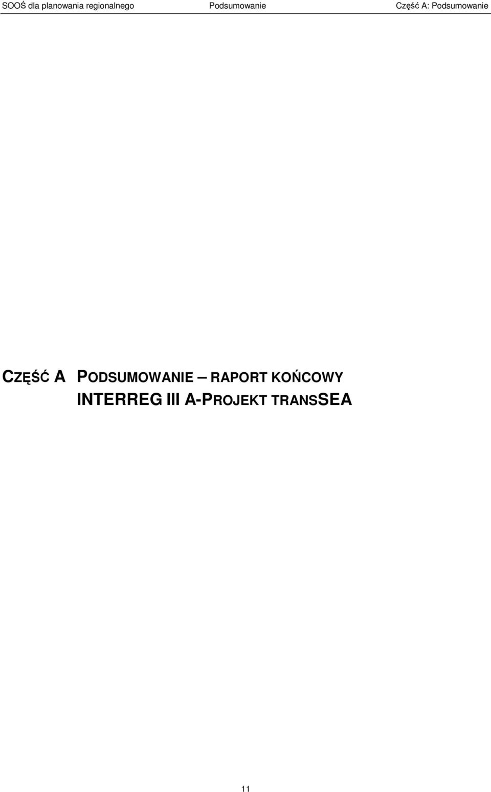 CZĘŚĆ A PODSUMOWANIE RAPORT