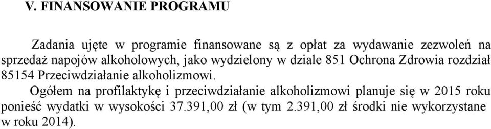 Przeciwdziałanie alkoholizmowi.