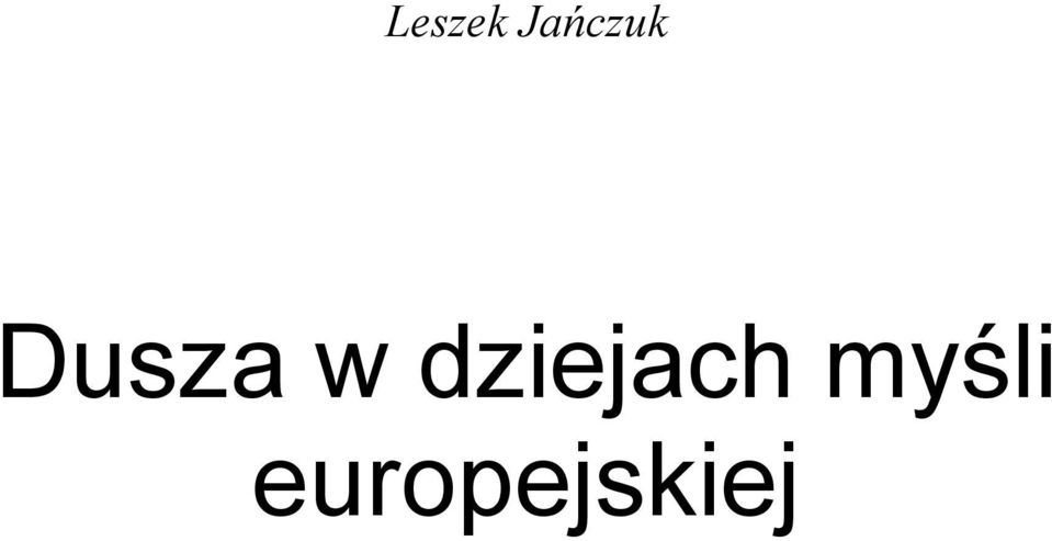 Dusza w