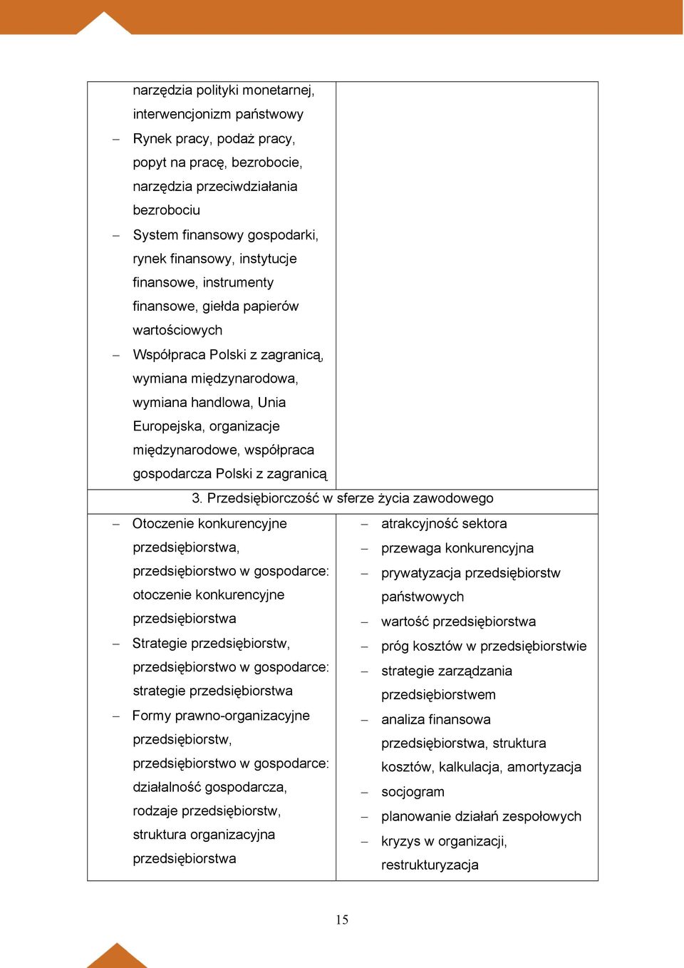 współpraca gospodarcza Polski z zagranicą 3.