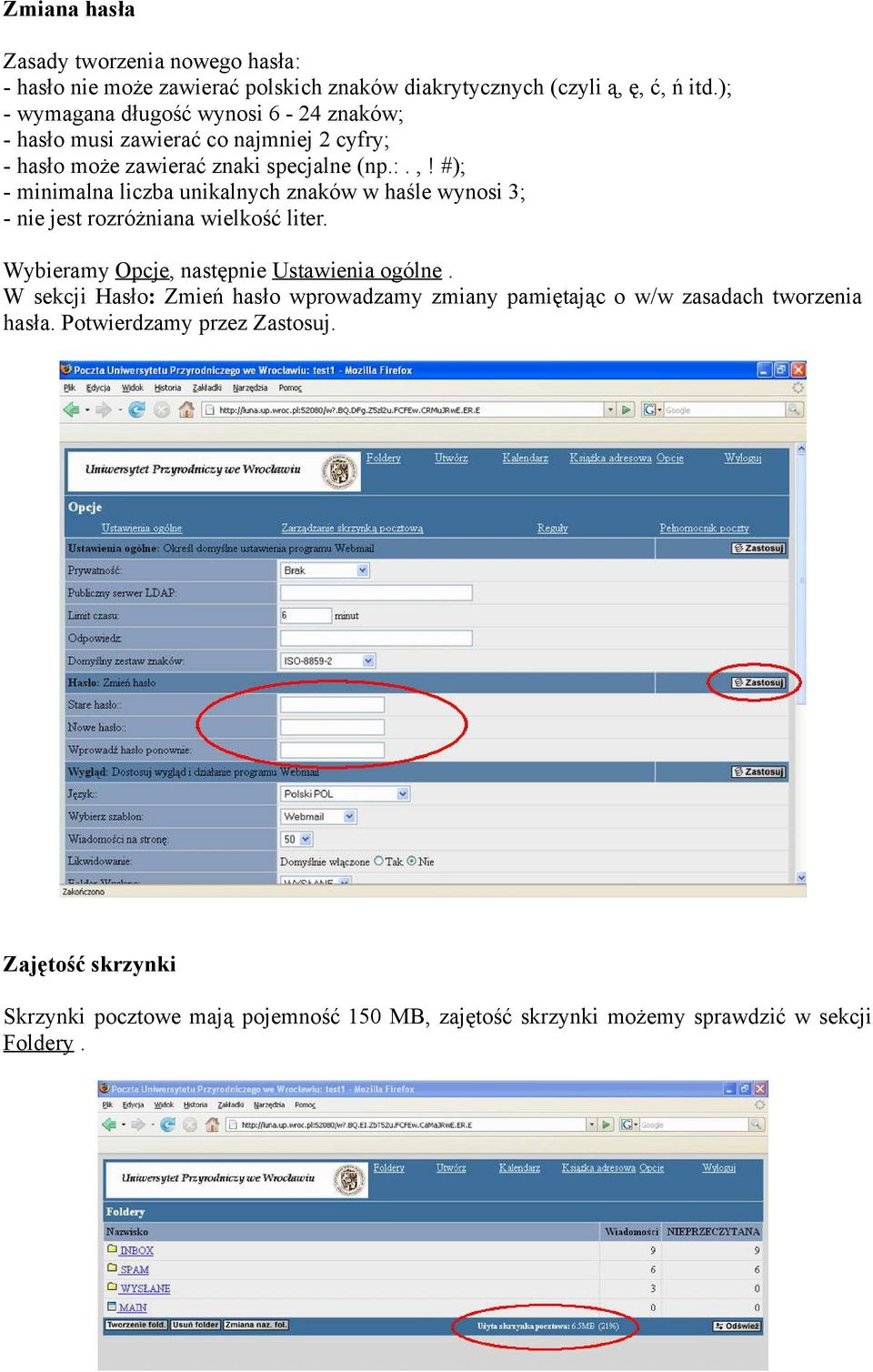 #); - minimalna liczba unikalnych znaków w haśle wynosi 3; - nie jest rozróżniana wielkość liter. Wybieramy Opcje, następnie Ustawienia ogólne.