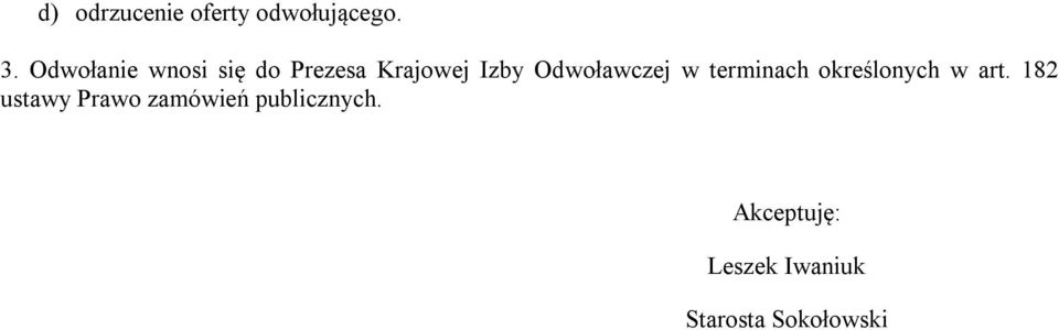Odwoławczej w terminach określonych w art.