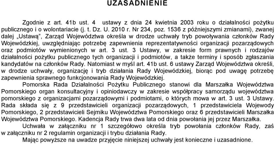 organizacji pozarządowych oraz podmiotów wymienionych w art. 3 ust.