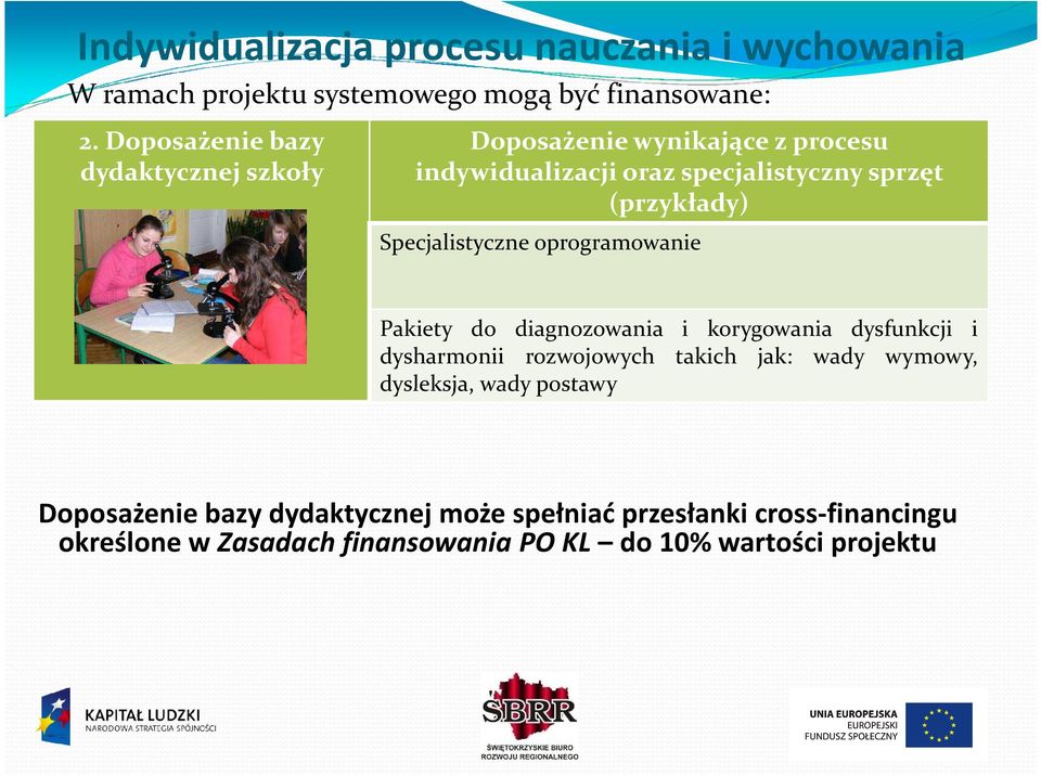 (przykłady) Specjalistyczne oprogramowanie Pakiety do diagnozowania i korygowania dysfunkcji i dysharmonii