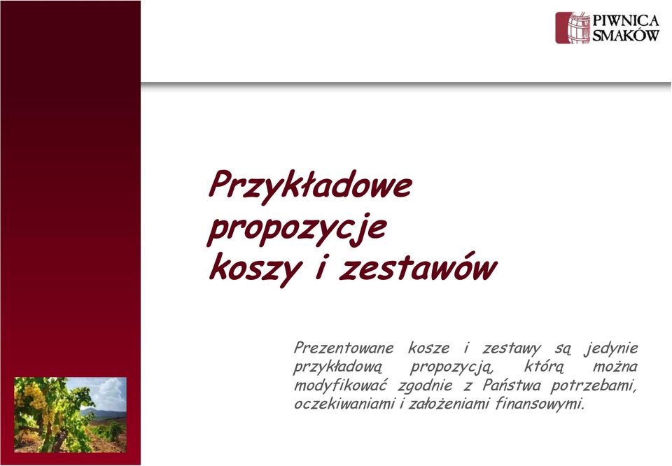 przykładową propozycją, którą można modyfikować