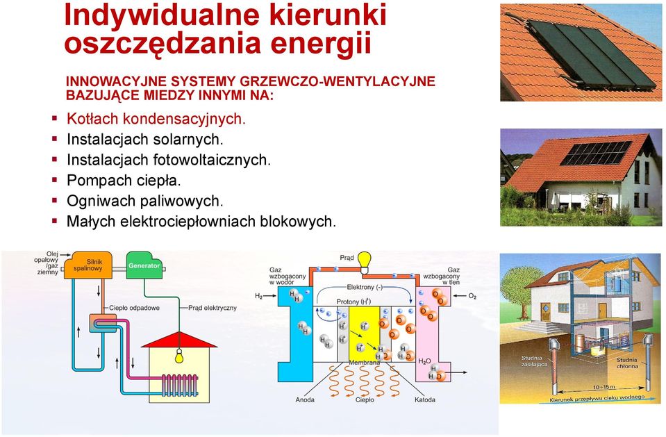 kondensacyjnych. Instalacjach solarnych.