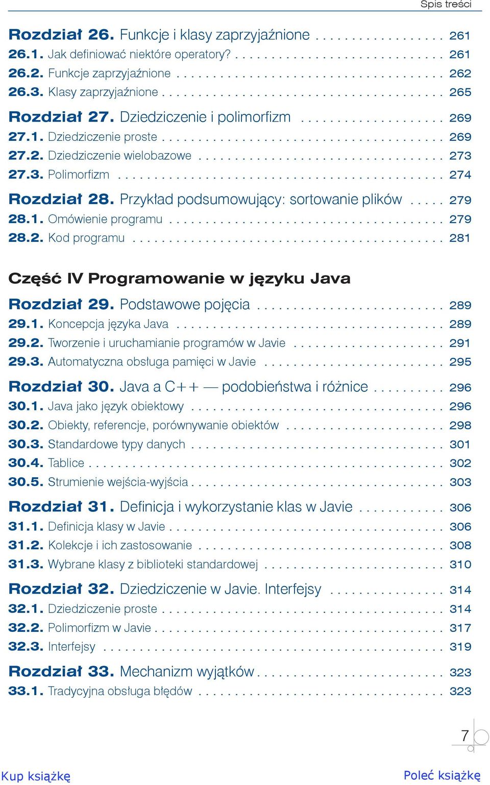 .................................. 273 27.3. Polimorfizm.............................................. 274 Rozdział 28. Przykład podsumowujący: sortowanie plików...... 279 28.1. Omówienie programu.