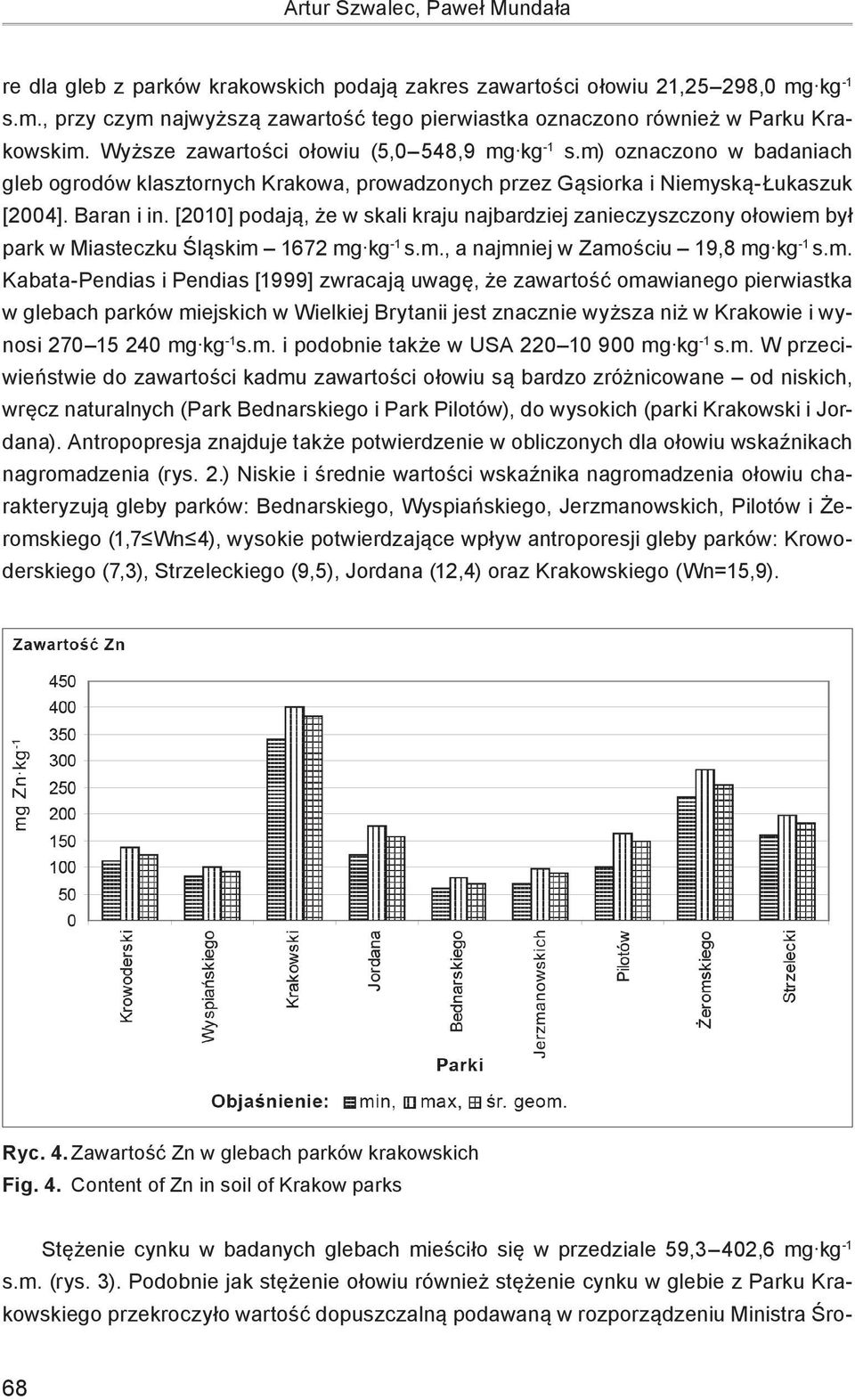 [2010] podają, że w skali kraju najbardziej zanieczyszczony ołowiem 