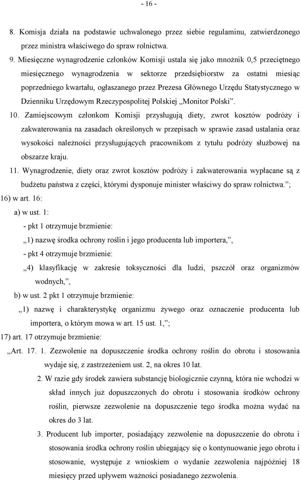 Prezesa Głównego Urzędu Statystycznego w Dzienniku Urzędowym Rzeczypospolitej Polskiej Monitor Polski. 10.