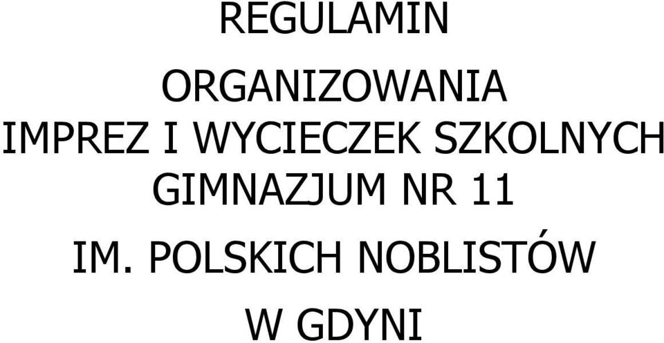 SZKOLNYCH GIMNAZJUM NR