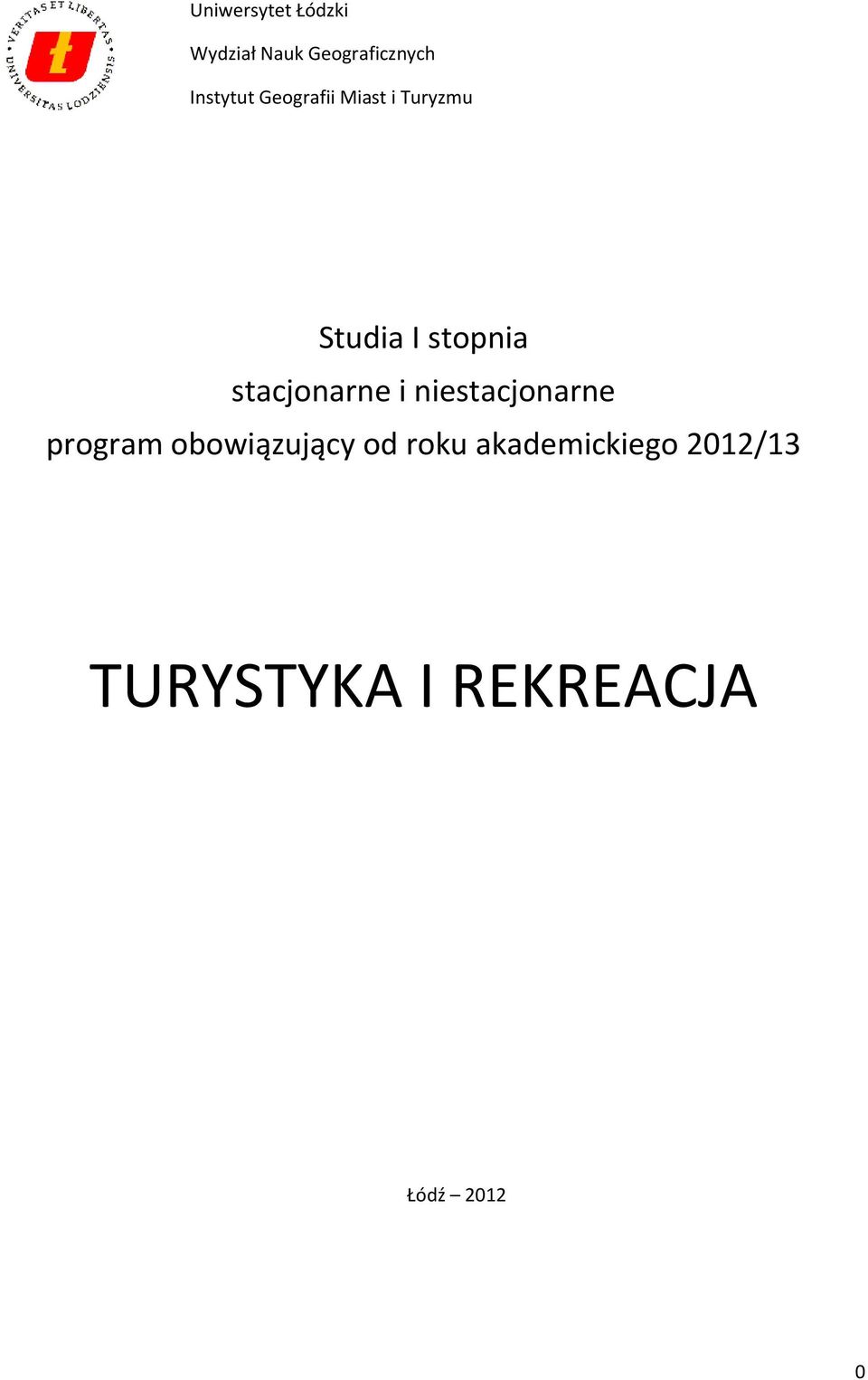 stacjonarne i niestacjonarne program obowiązujący od