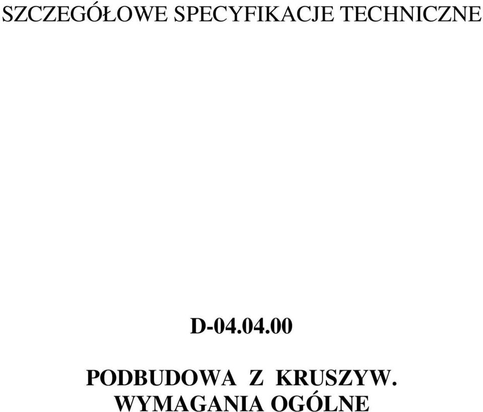 TECHNICZNE D-04.