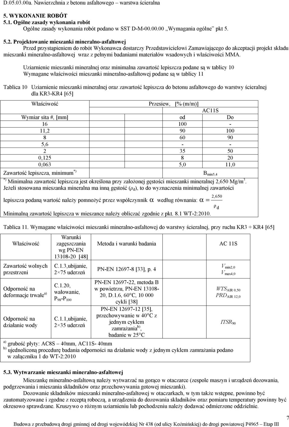 pełnymi badaniami materiałów wsadowych i właściwości MMA.