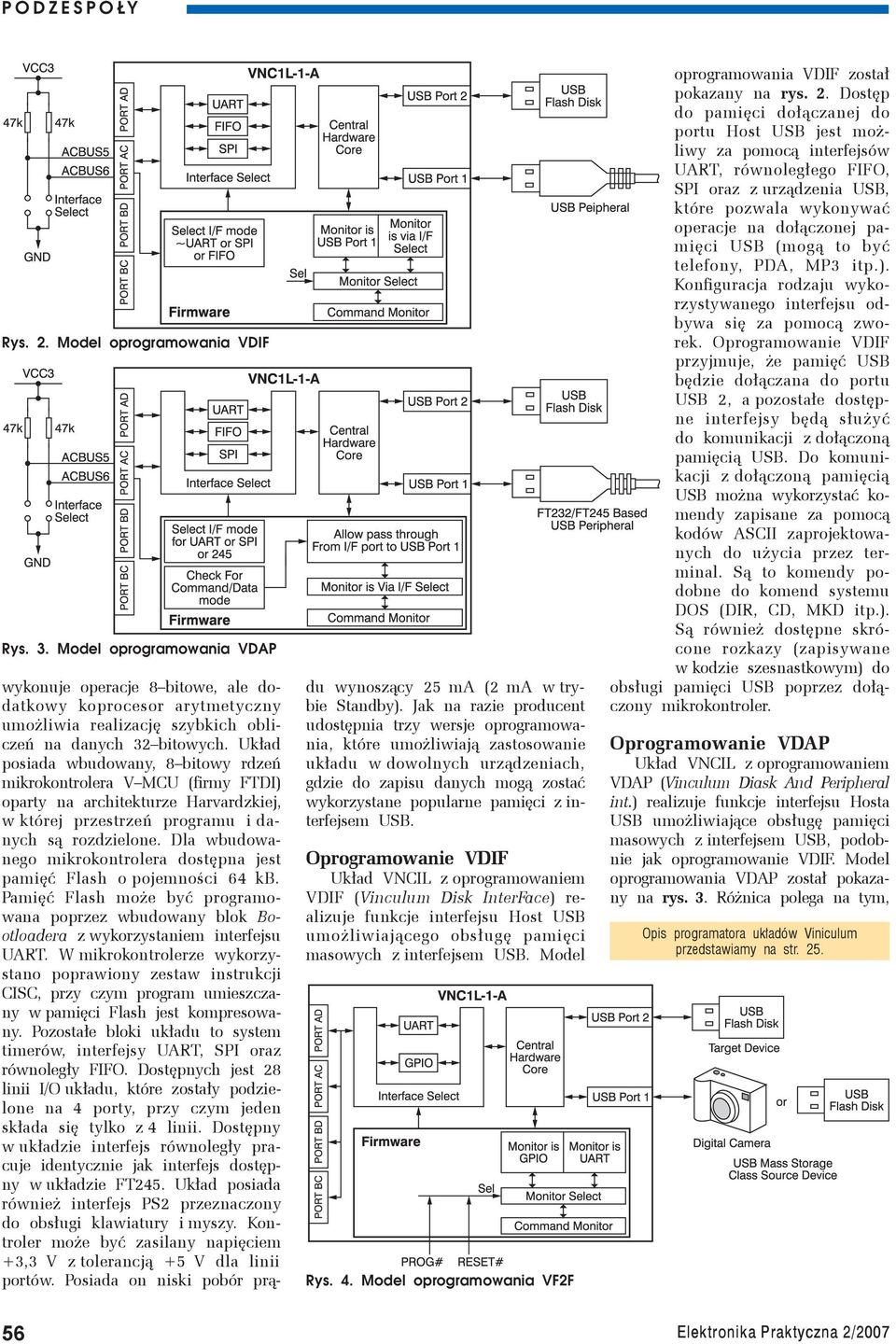 Dla wbudowanego mikrokontrolera dostępna jest pamięć Flash o pojemności 64 kb. Pamięć Flash może być programowana poprzez wbudowany blok Bootloadera z wykorzystaniem interfejsu UART.