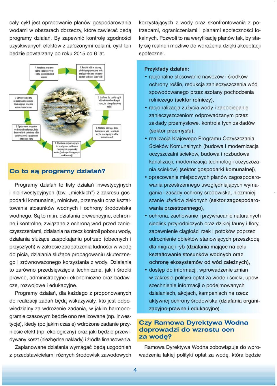 korzystajàcych z wody oraz skonfrontowania z potrzebami, ograniczeniami i planami spo ecznoêci lokalnych.