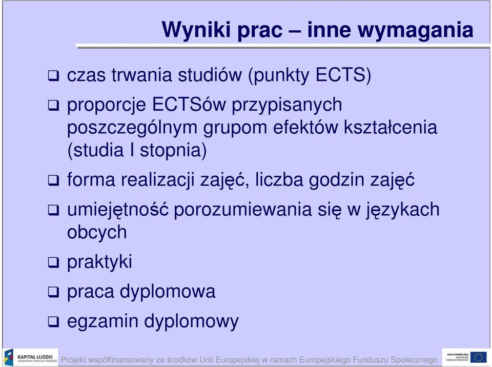 realizacji zajęć, liczba godzin zajęć umiejętność porozumiewania się w