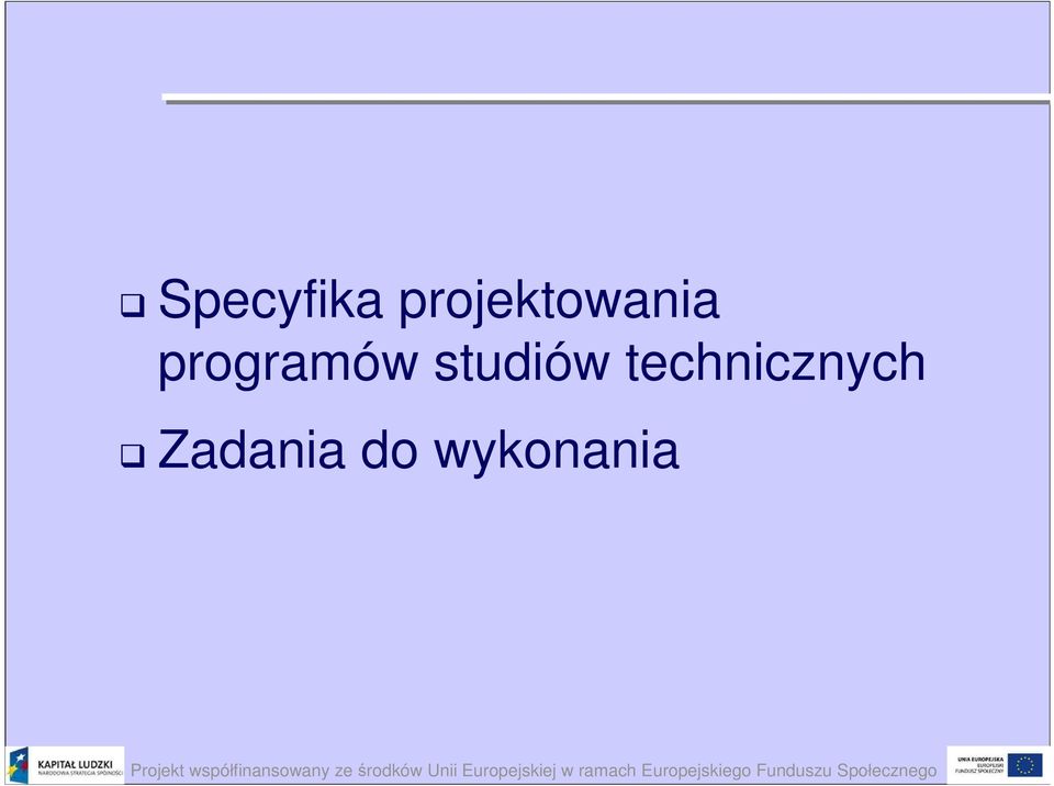 programów studiów