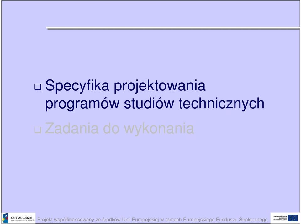 programów studiów