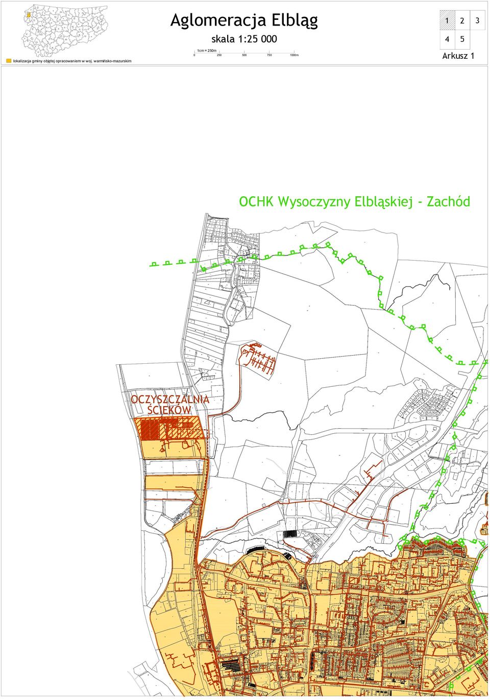 wrmińsk-mzurskim iew PKP d Brn d T lkm ick OCHK Wysczyzny Elbląskiej - Zchód Plk.