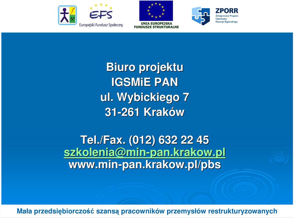 (012) 632 22 45 szkolenia@min-pan.