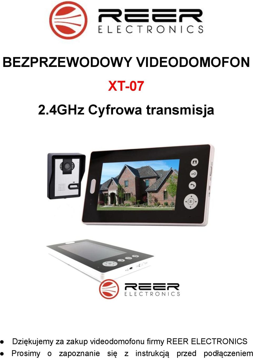 zakup videodomofonu firmy REER ELECTRONICS