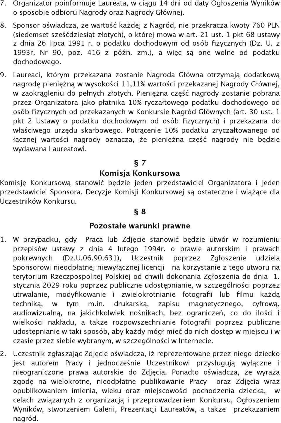 o podatku dochodowym od osób fizycznych (Dz. U. z 1993r. Nr 90