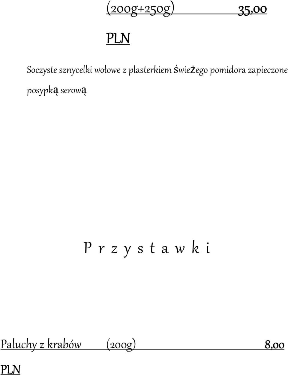 pomidora zapieczone posypką serową P