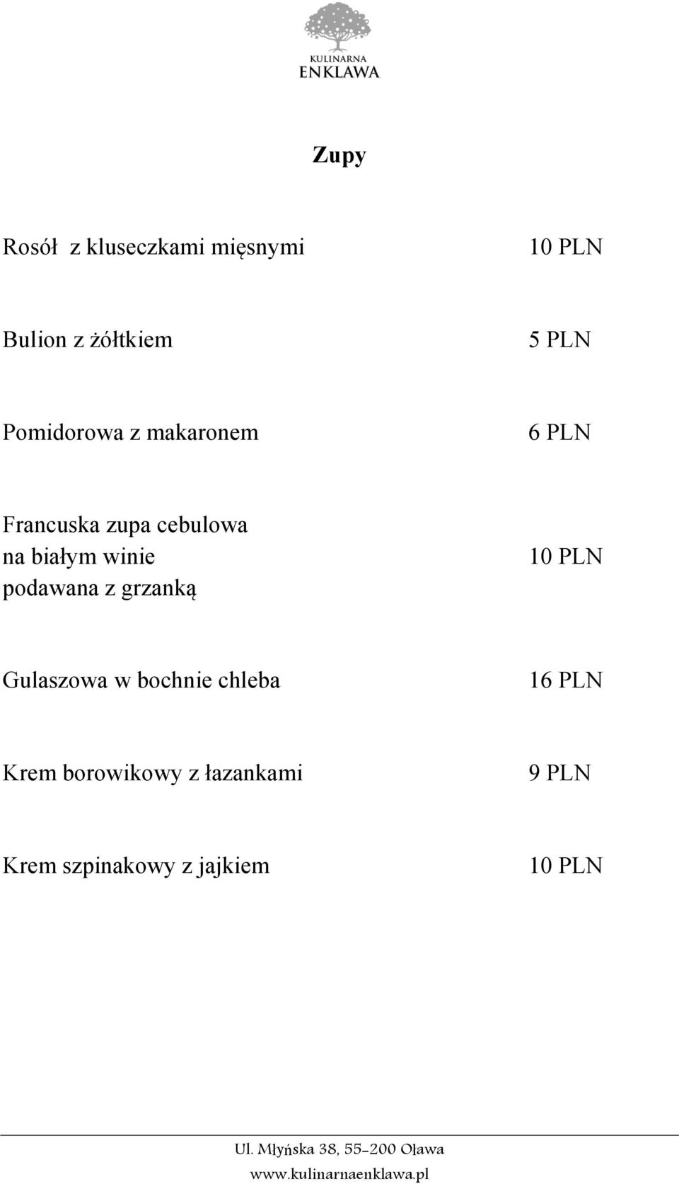 białym winie podawana z grzanką Gulaszowa w bochnie chleba