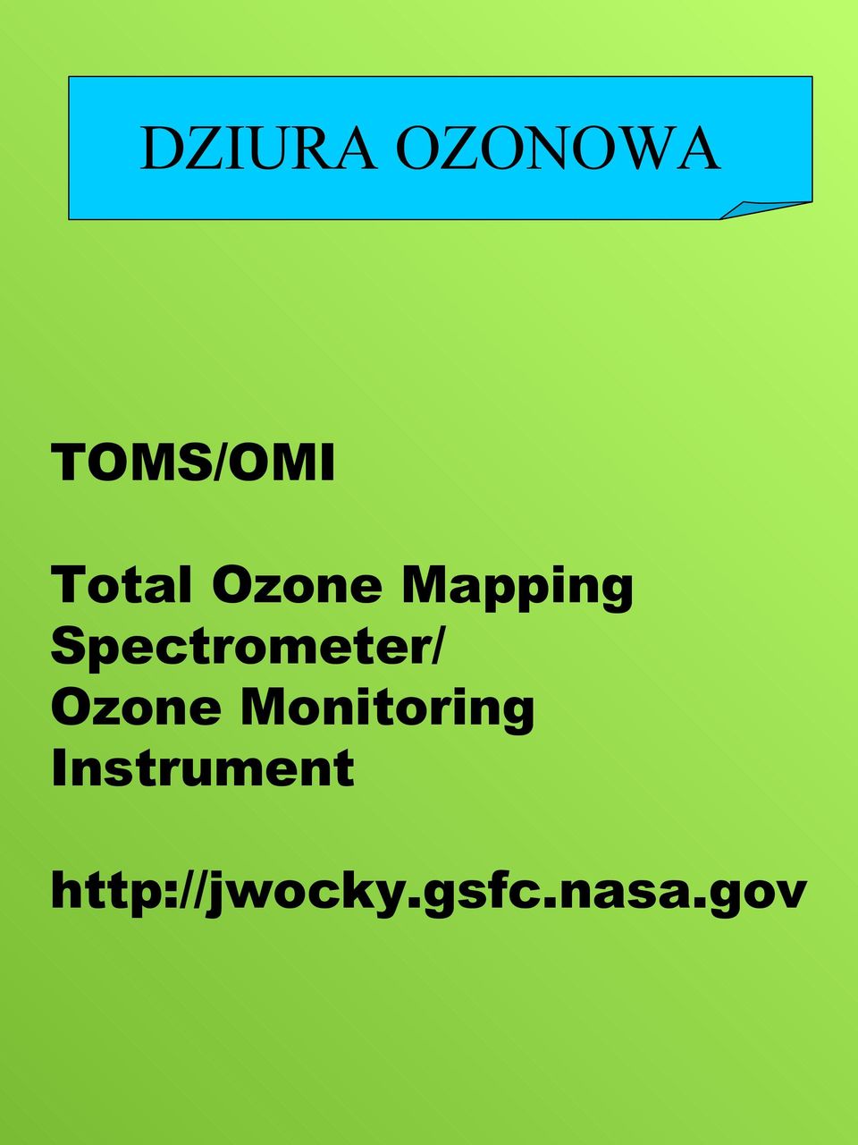 Spectrometer/ Ozone