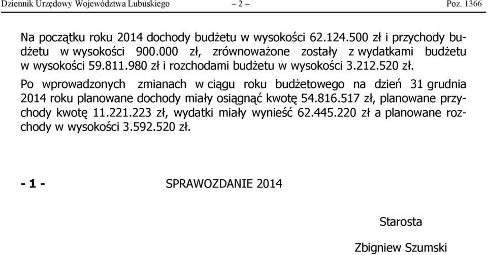 980 zł i rozchodami budżetu w wysokości 3.212.520 zł.