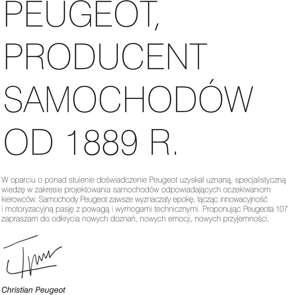 projektowania samochodów odpowiadajàcych oczekiwaniom kierowców.