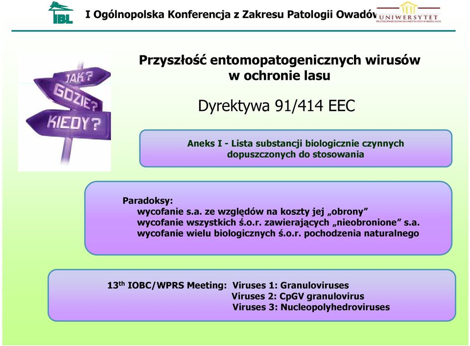 o.r. zawierających nieobronione s.a. wycofanie wielu biologicznych ś.o.r. pochodzenia naturalnego 13 th