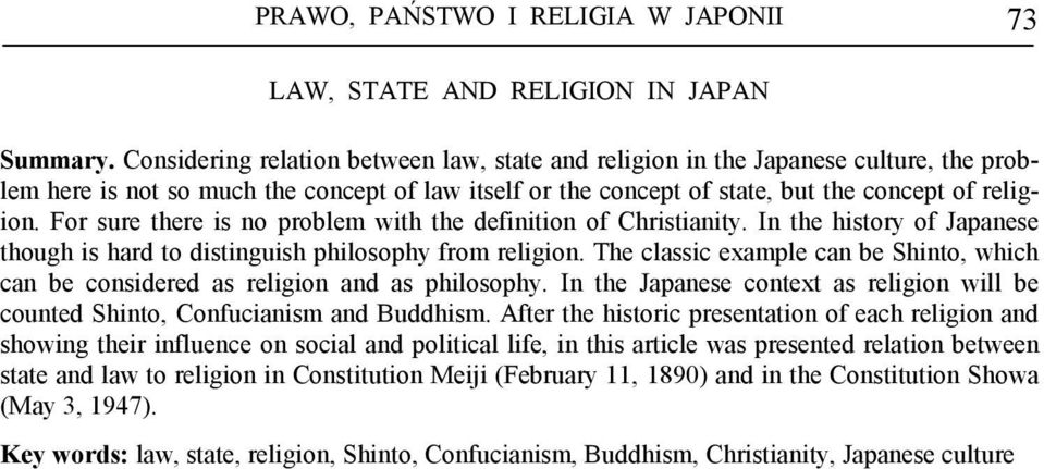 For sure there is no problem with the definition of Christianity. In the history of Japanese though is hard to distinguish philosophy from religion.
