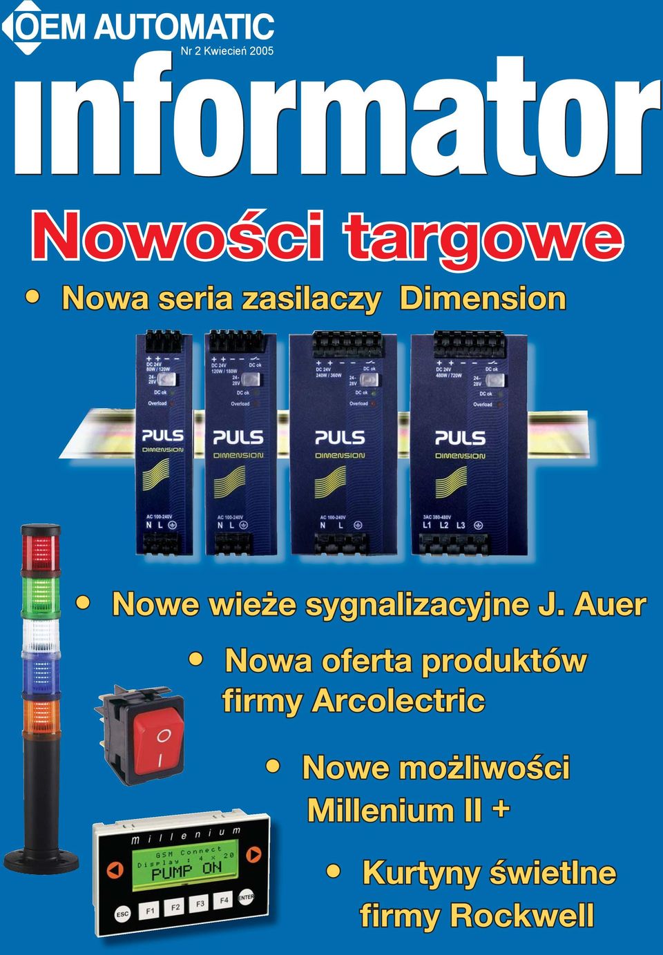 Auer Nowa oferta produktów firmy Arcolectric Nowe